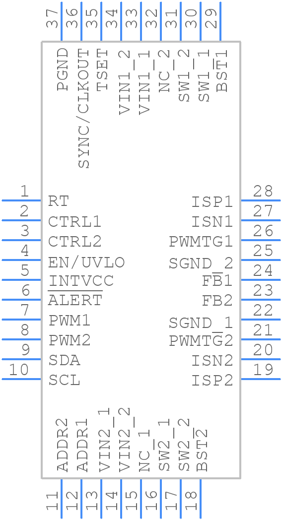 LT3964RUHE-1#PBF - Analog Devices - PCB symbol