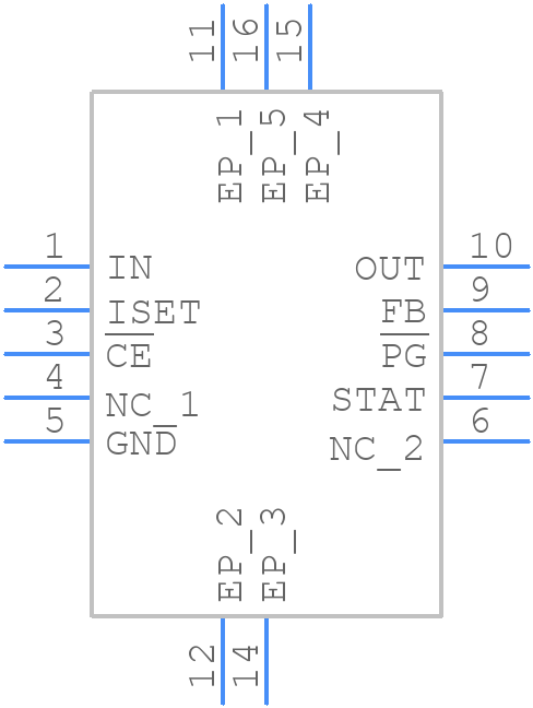 BQ25173QWDRCRQ1 - Texas Instruments - PCB symbol