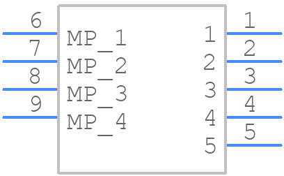10104110-0001LF - Amphenol - PCB symbol