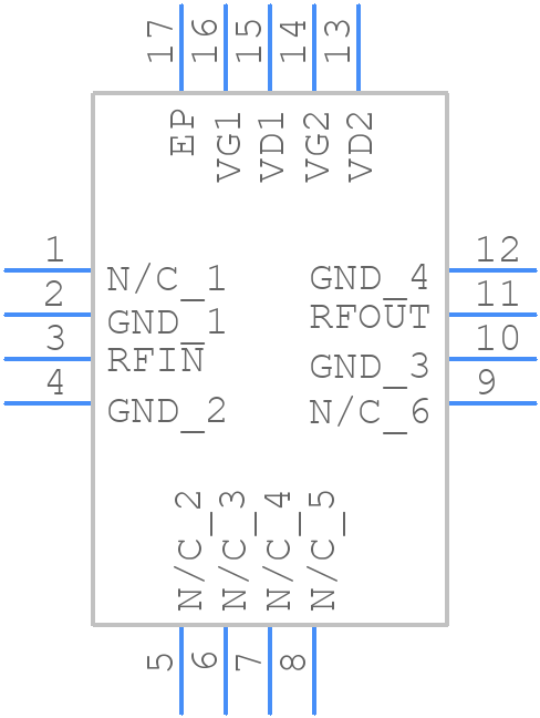 MAAM-011132 - MACOM - PCB symbol