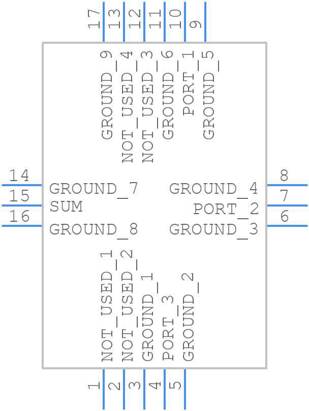 EP3-19+ - Mini-Circuits - PCB symbol