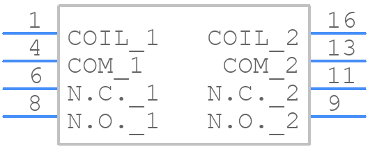G5V-2 DC12 - OMRON Electronics - PCB symbol