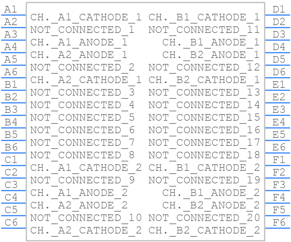 AFBR-S4N44P044M - Avago Technologies - PCB symbol