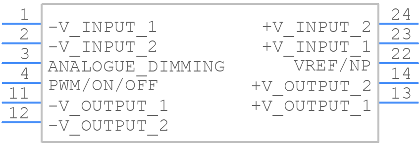 DLD-C070 - Cincon - PCB symbol