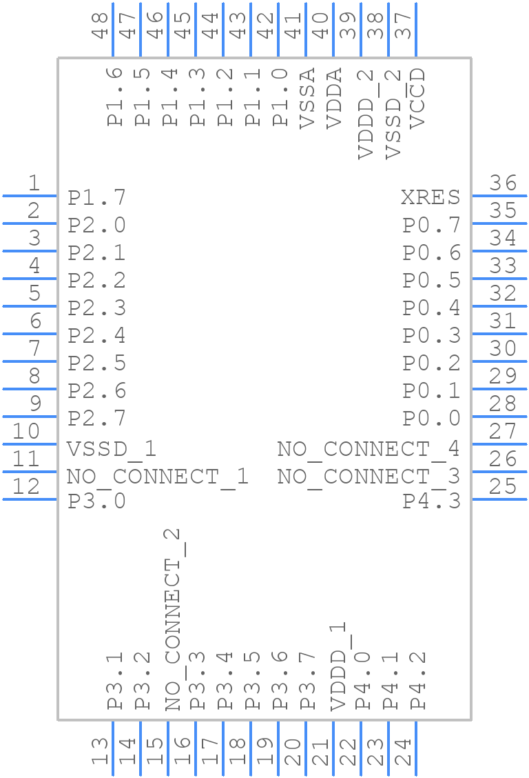 CY8C4025AZI-S413T - Infineon - PCB symbol