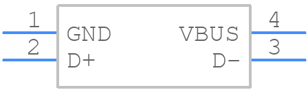 UDT14A05L03 - Yageo Group - PCB symbol