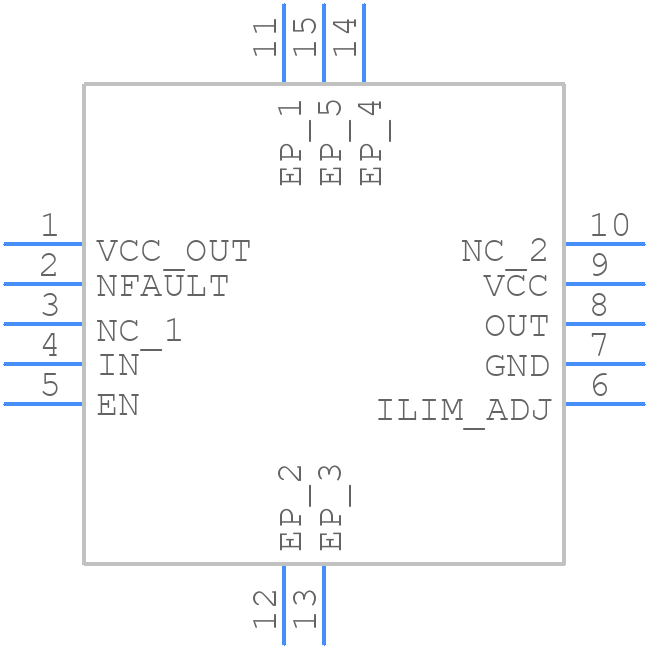 TIOS1025DRCR - Texas Instruments - PCB symbol