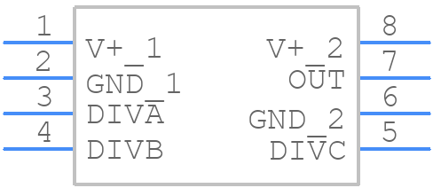 LTC6930IMS8-5.00#TRPBF - Analog Devices - PCB symbol