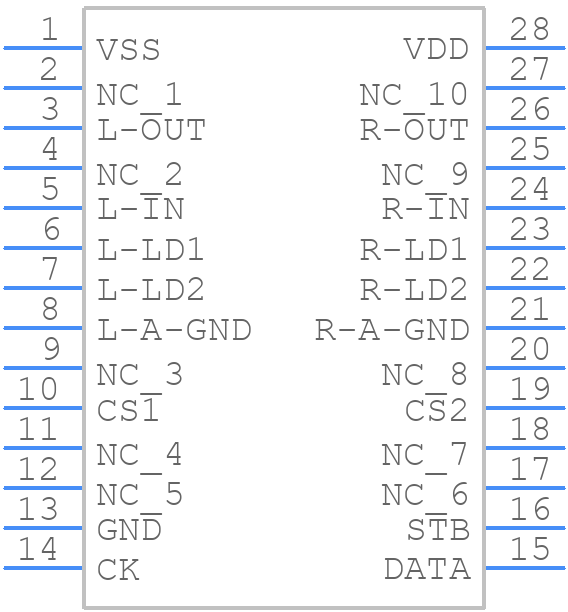 TC9459N - Toshiba - PCB symbol