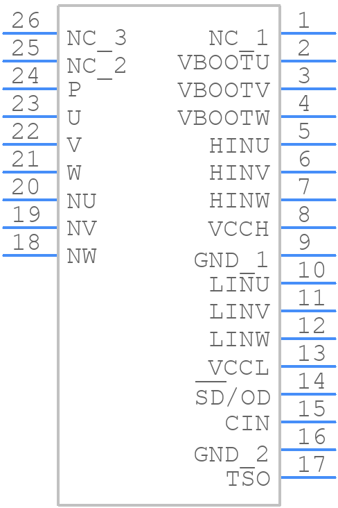 STGIB8CH60S-L - STMicroelectronics - PCB symbol