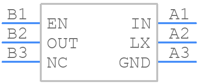 MAX38643BENT185+ - Analog Devices - PCB symbol