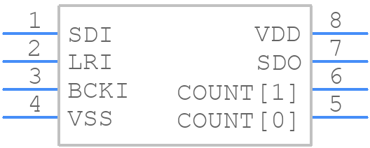 NJU26901 - JRC - PCB symbol