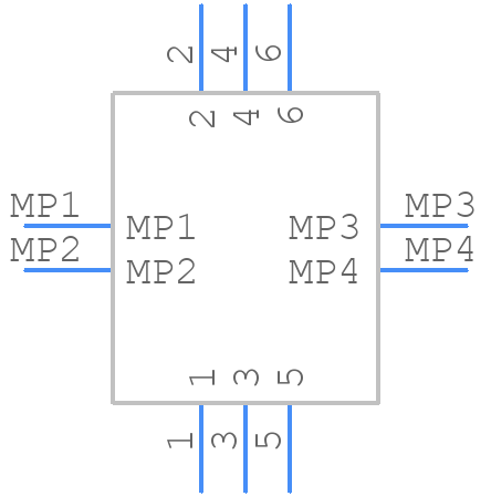 505413-0610 - Molex - PCB symbol