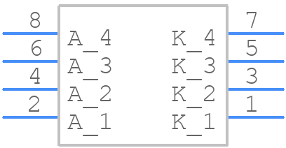 L-914CK/4GD - Kingbright - PCB symbol