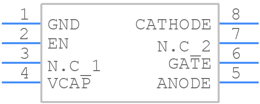 LM74700QDRQ1 - Texas Instruments - PCB symbol