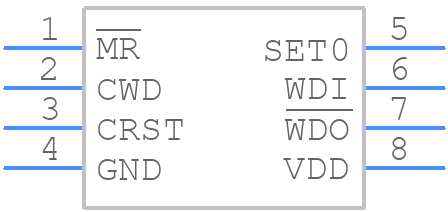 TPS3435AFACADDFRQ1 - Texas Instruments - PCB symbol