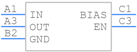 TPS7A1105PYKAR - Texas Instruments - PCB symbol