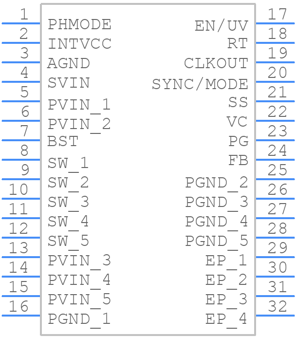 LT8644SIV#TRPBF - Analog Devices - PCB symbol