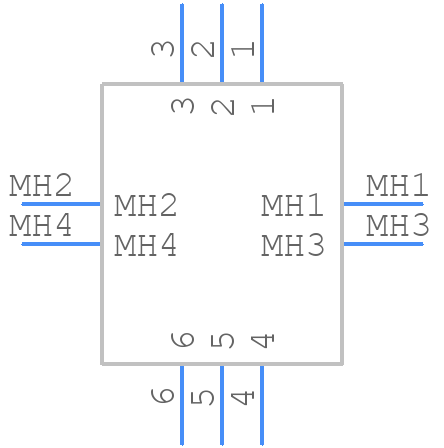 M80-8280622 - Harwin - PCB symbol
