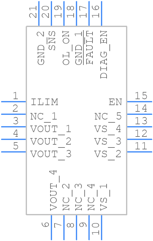 TPS281C30CRGWR - Texas Instruments - PCB symbol