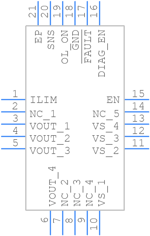 TPS281C30ARGWR - Texas Instruments - PCB symbol