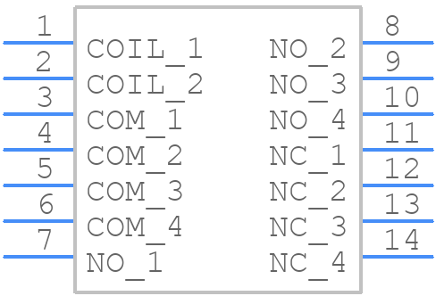 REL37-B1-5,5 24VDC - ERNI - PCB symbol