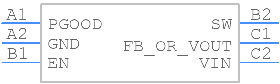 LTC3306AACBZ-R7 - Analog Devices - PCB symbol