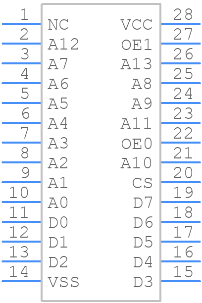 HN613128P - HITACHI - PCB symbol