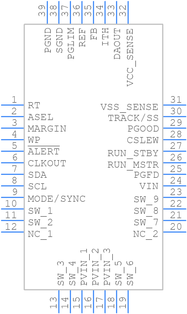 LTC3815EUFE#TRPBF - Analog Devices - PCB symbol
