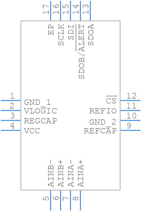 AD7381BCPZ-RL7 - Analog Devices - PCB symbol