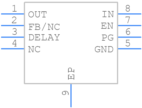 TPS7B8601BQDDARQ1 - Texas Instruments - PCB symbol