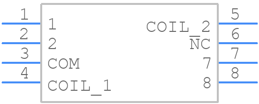 HF170F/12-2H1DTF - Hongfa - PCB symbol
