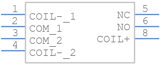 HF166F/12-1HDL2T - Hongfa - PCB symbol