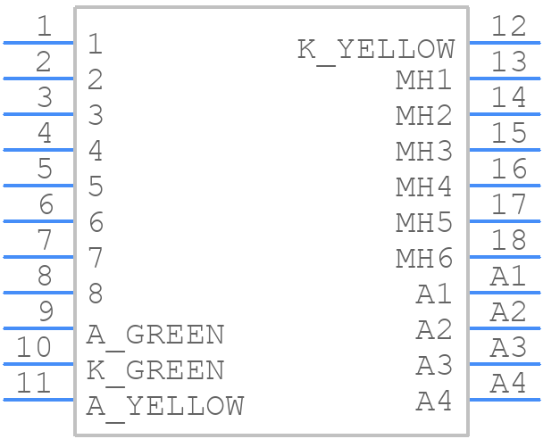 RJE361883343 - Amphenol - PCB symbol