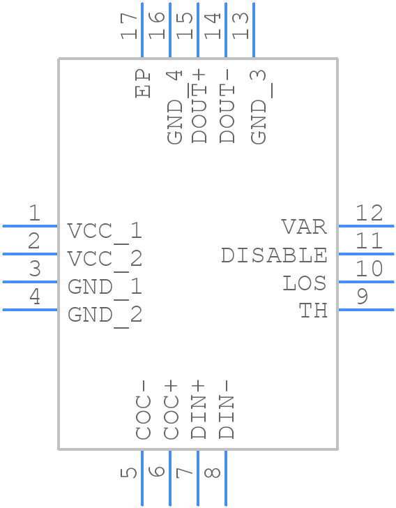 ONET1191PRGTR - Texas Instruments - PCB symbol