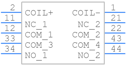 G7SA-2A2B+DC24 - OMRON Electronics - PCB symbol