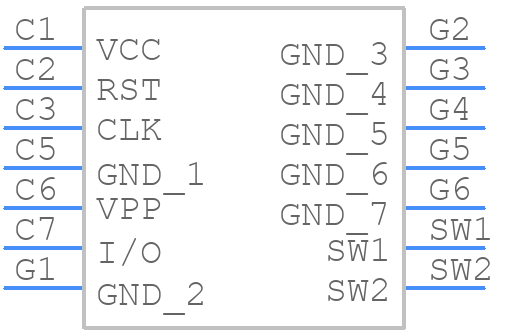 MSIM-7-A - Same Sky - PCB symbol