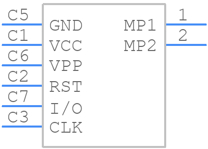 MSIM-8-A - Same Sky - PCB symbol