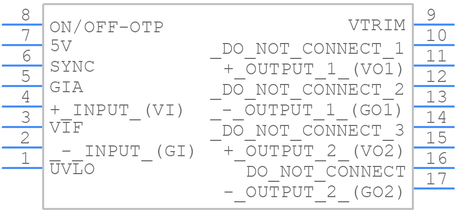 MGDD-60-R-I/T - Gaia Converter - PCB symbol