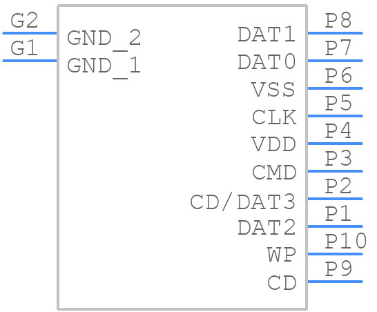 MSD-11-A - Same Sky - PCB symbol