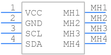 WEA012864DWPP3N00003 - Winstar - PCB symbol