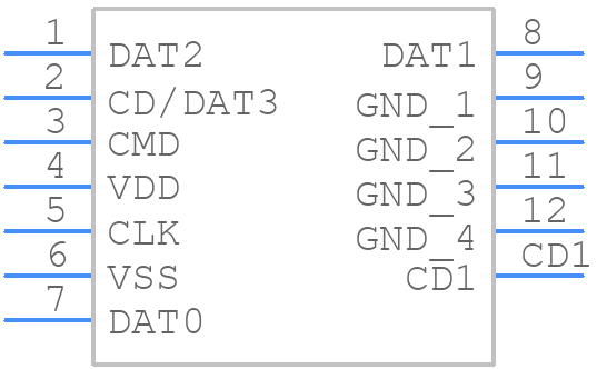 MSD-1-A - Same Sky - PCB symbol