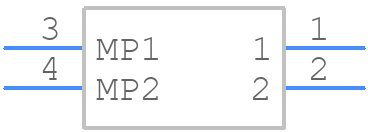 009155002541006 - Kyocera AVX - PCB symbol