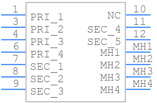 14A-30-515 - Bel - PCB symbol