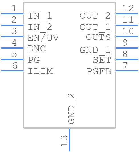 LT3046ATC+ - Analog Devices - PCB symbol