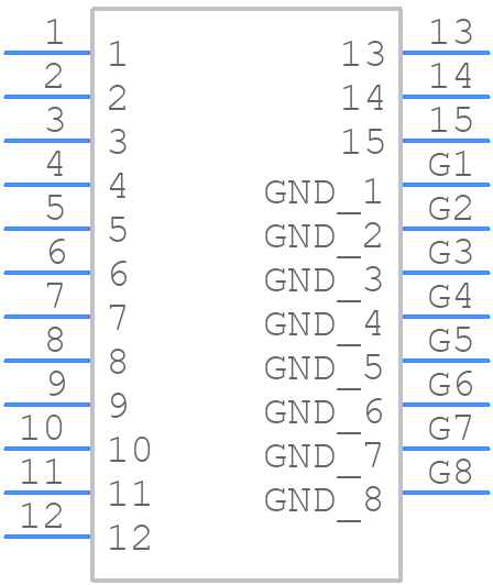 DF36A-15S-0.4V(55) - Hirose - PCB symbol