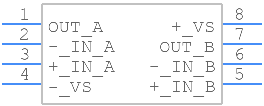 LM358A-CSR - 3Peak Incorporated - PCB symbol