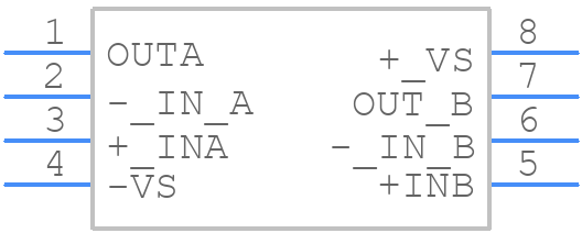LM358A-VR - 3Peak Incorporated - PCB symbol