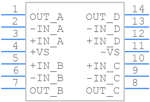 TPA6584-SO2R - 3Peak Incorporated - PCB symbol