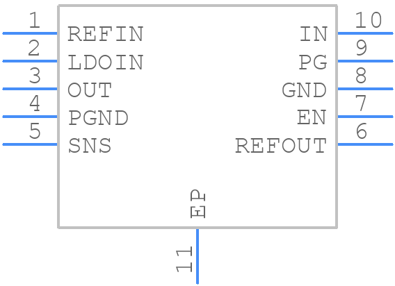 TPL51200-DF8R - 3Peak Incorporated - PCB symbol